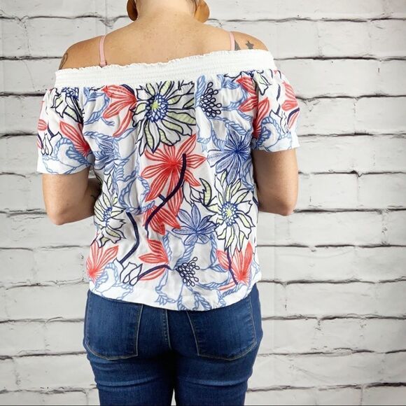 Skies Are Blue off the shoulder embroidered blouse - Picture 7 of 7